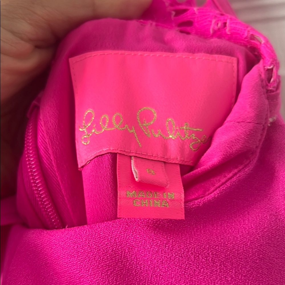 Lilly Pulitzer Pink Sheath Mini Dress - Picture 2 of 7